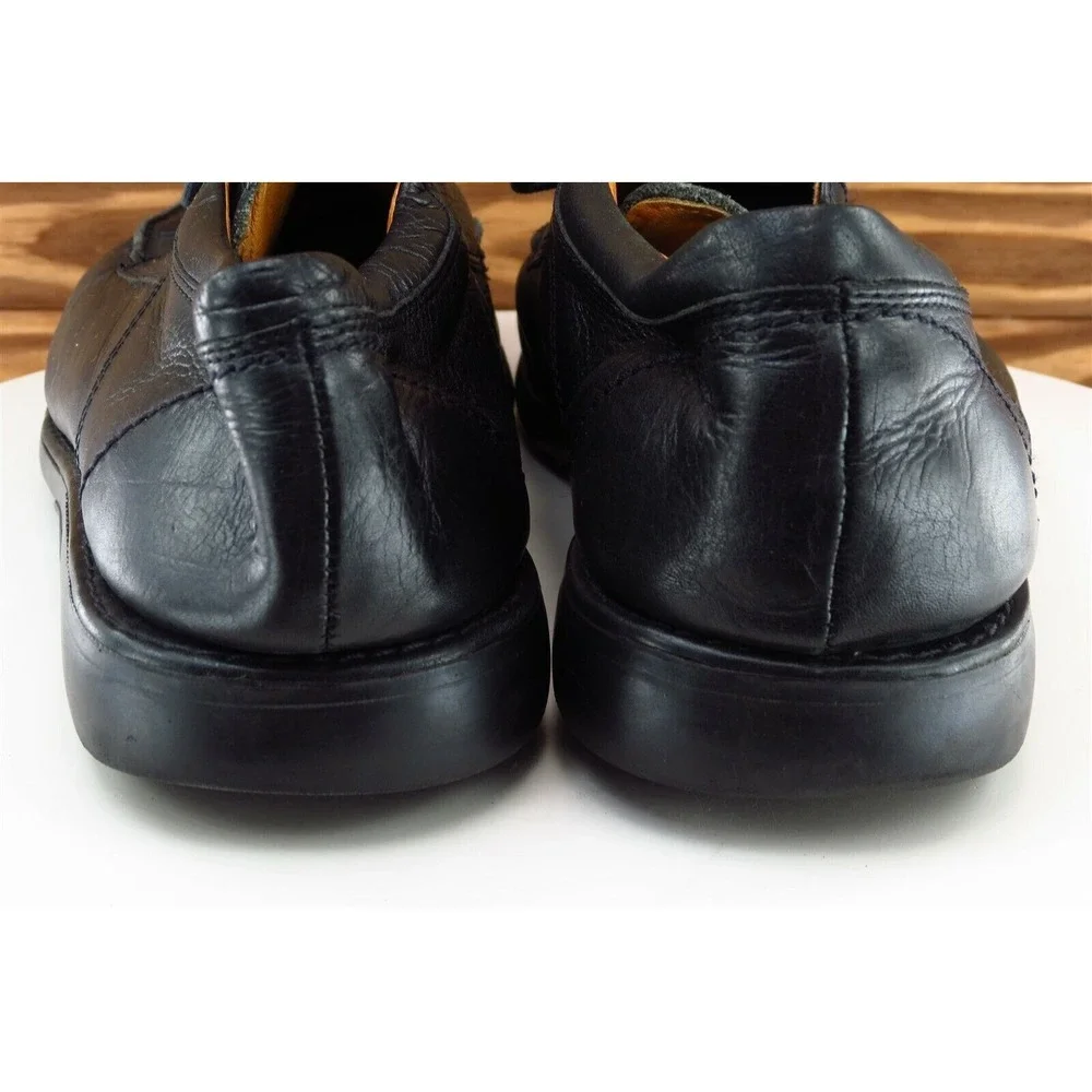 Clarks Travel Soft Shoes Sz 11.5 M Black Derby Oxfords Leather‎ Men 34645